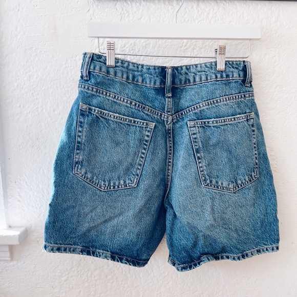 Zara High Rise Jean Shorts - Picture 2 of 3